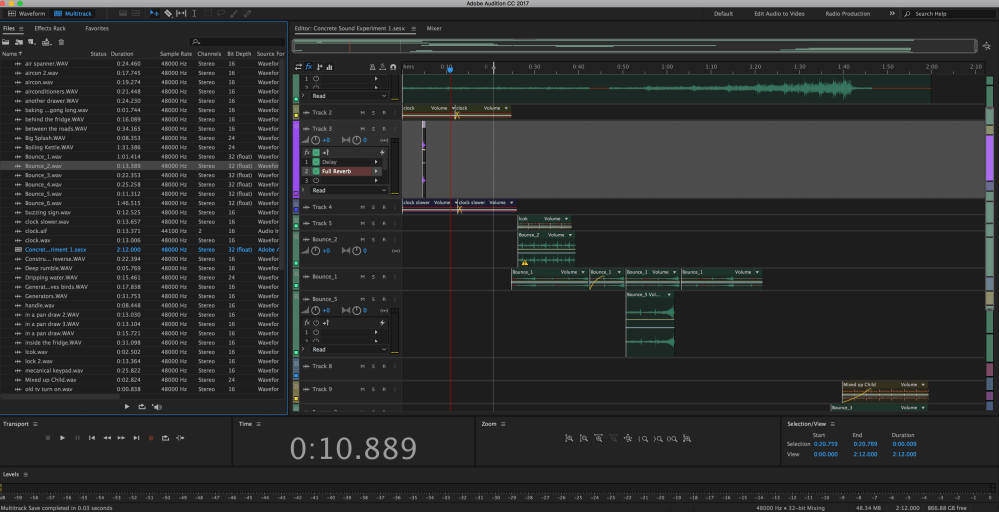 Concrete 1 time line